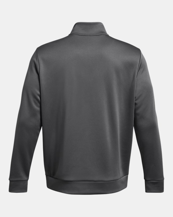 Men's Armour Fleece® ¼ Zip, Gray, pdpMainDesktop image number 4